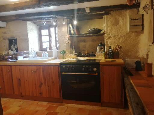 Traditional Stone Cottage Condac Bagian luar foto