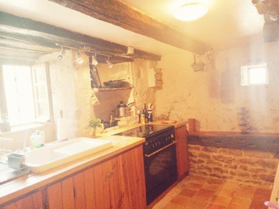 Traditional Stone Cottage Condac Bagian luar foto